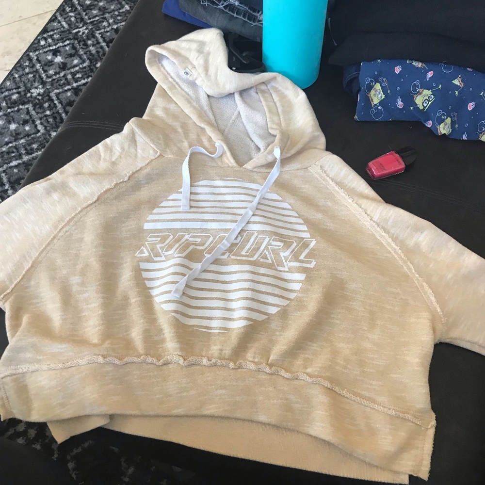 Rip curl crop hoodie